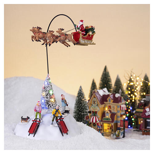 Look There Is Santa ! animierte Szene Lemax 33x27x25 cm - 14429 2