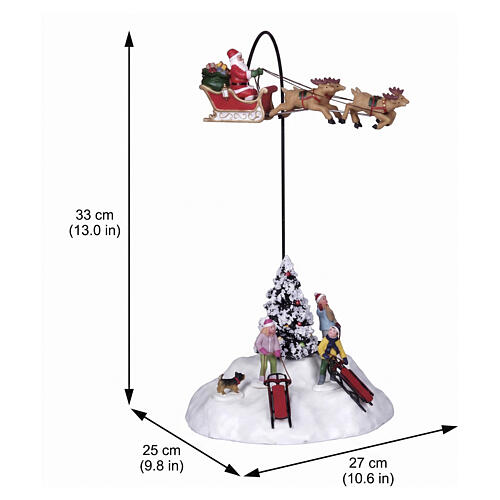 Look There Is Santa ! animierte Szene Lemax 33x27x25 cm - 14429 3