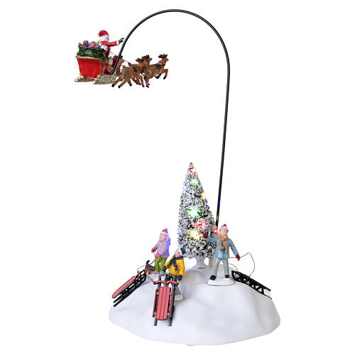 Look There Is Santa ! animierte Szene Lemax 33x27x25 cm - 14429 5