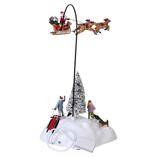 Look There Is Santa ! animierte Szene Lemax 33x27x25 cm - 14429 7