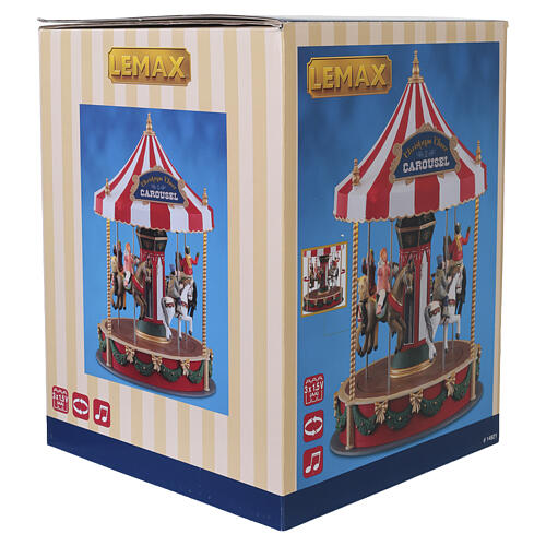 Christmas Cheer Carousel scena animata Lemax Caddington Village 26x16x16 cm - 14821 8