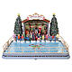 Christmas Grove Skating Rink animierte Szene Lemax Caddington Village 21x33x31 cm - 14870 s7