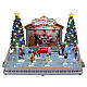 Christmas Grove Skating Rink scena animata Lemax Caddington Village 21x33x31 cm - 14870 s1