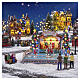 Christmas Grove Skating Rink animated scene Lemax Caddington Village 21x33x31 cm - 14870 s2