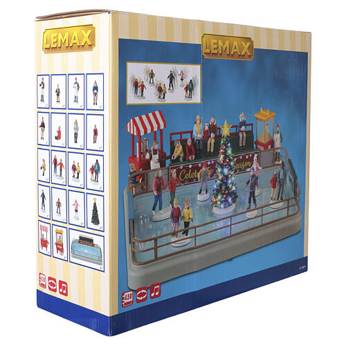 Outdoor Skating Rink animierte Szene Lemax Vail Village 14x31x28 cm - 14871 9