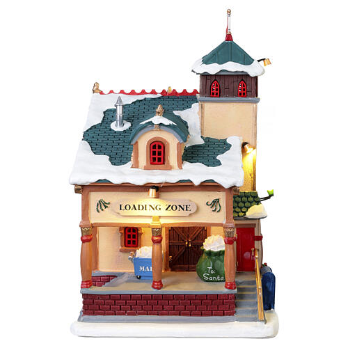 North Pole Mail Room animated scene Lemax Santa's Wonderland 28x32x19 cm - 15733 7