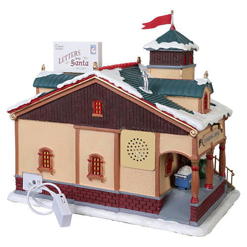 North Pole Mail Room animated scene Lemax Santa's Wonderland 28x32x19 cm - 15733 8