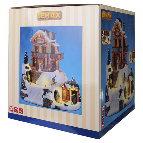 Winterhaus Resort scena animata Lemax Vail Village 34x31x27 cm - 15735 11
