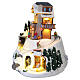 Winterhaus Resort scena animata Lemax Vail Village 34x31x27 cm - 15735 s7