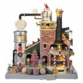 The Christmas Chocolatier Truffle Factory animierte Szene Lemax Santa's Wonderland 31x30x18 cm - 15805