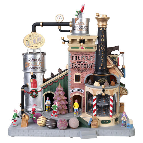 The Christmas Chocolatier Truffle Factory animierte Szene Lemax Santa's Wonderland 31x30x18 cm - 15805 5