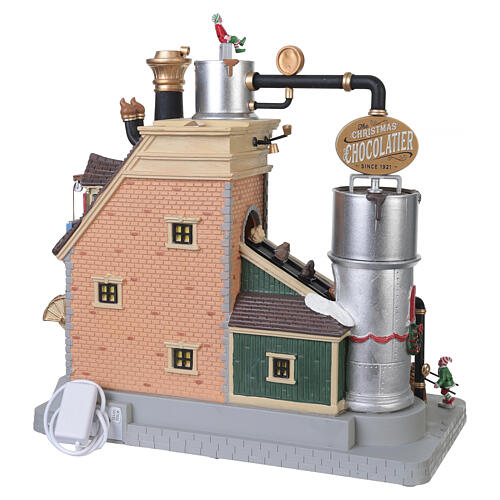 The Christmas Chocolatier Truffle Factory animierte Szene Lemax Santa's Wonderland 31x30x18 cm - 15805 6