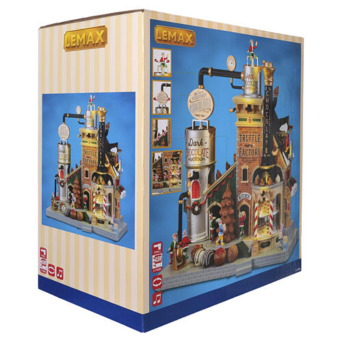 The Christmas Chocolatier Truffle Factory animated scene Lemax Santa's Wonderland 31x30x18 cm - 15805 8