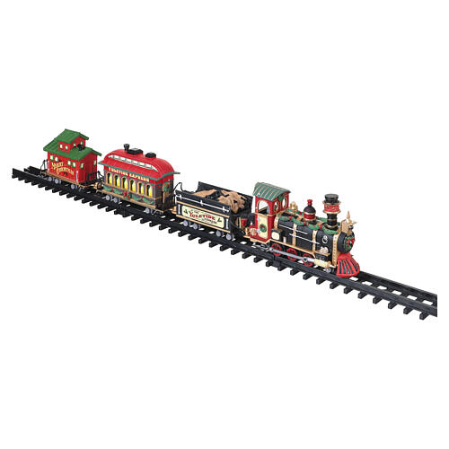 Yuletide Express 16-teiliges Set animierte Szene mit Zug Lemax 9x113x65 cm - 24472 7