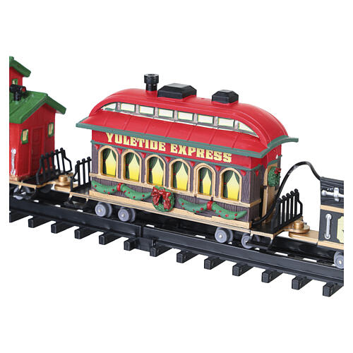Yuletide Express 16-teiliges Set animierte Szene mit Zug Lemax 9x113x65 cm - 24472 8