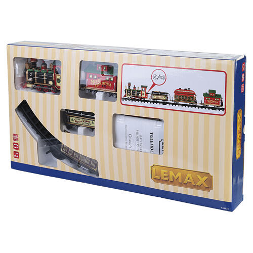 Yuletide Express 16-teiliges Set animierte Szene mit Zug Lemax 9x113x65 cm - 24472 12