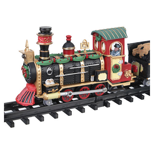 Yuletide Express set 16 pezzi scena animata treno Lemax 9x113x65 cm - 24472 4