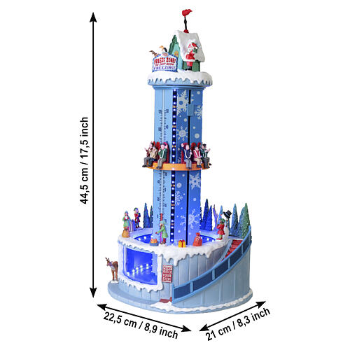 Santa's Freeze Zone animierte Szene Lemax Carnival 44x22x21 cm – 24958 3