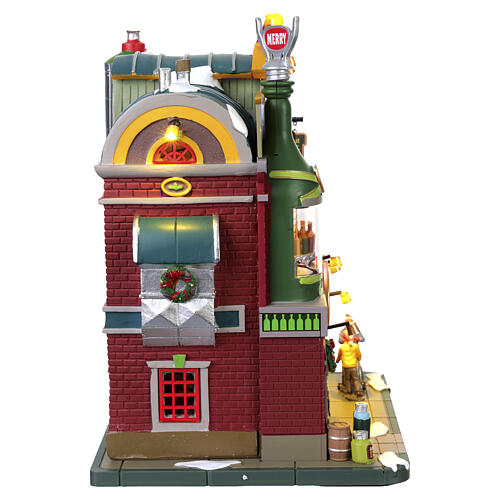 Christmas Cheer Bottling Company animierte Szene Lemax Caddington Village 27x22x18 cm - 25858 6