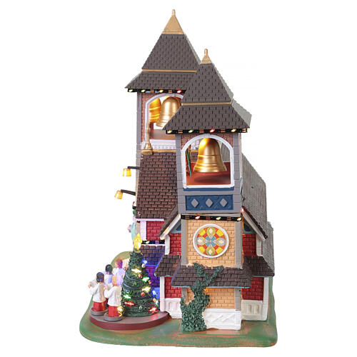 Christmas Chimes Lemax animated scene 24x24x15 cm - 25859 4