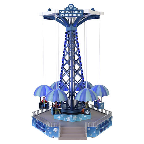 Snowflake Paradrop animierte Szene Lemax Carnival 38x26x25 cm - 34634 5