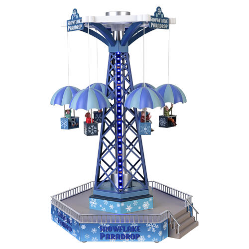 Snowflake Paradrop animierte Szene Lemax Carnival 38x26x25 cm - 34634 6