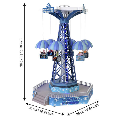 Snowflake Paradrop animated scene Lemax Carnival 38x26x25 cm - 34634 3