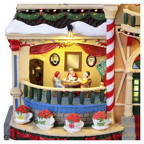 Tea With Mrs. Claus animated scene Lemax Santa's Wonderland 35x32x18 cm - 35018 5