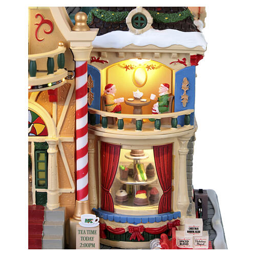 Tea With Mrs. Claus animated scene Lemax Santa's Wonderland 35x32x18 cm - 35018 6