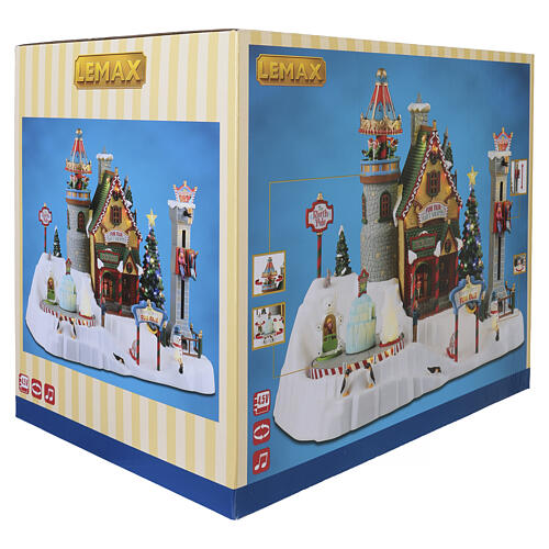North Pole Fun Fair animierte Szene Lemax Santa's Wonderland 28x36x24 cm - 35019 7