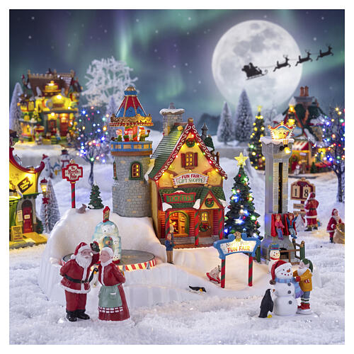 North Pole Fun Fair animated scene Lemax Santa's Wonderland 28x36x24 cm - 35019 2