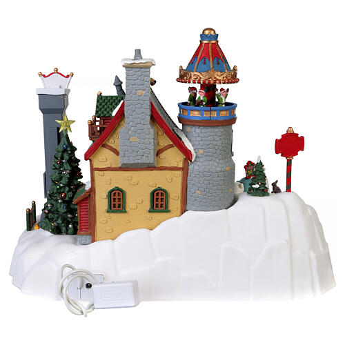 North Pole Fun Fair animated scene Lemax Santa's Wonderland 28x36x24 cm - 35019 5