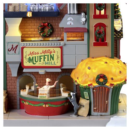 Miss Milly's Muffin Mill scena animata Lemax Caddington Village 28x25x19 cm - 35020 4