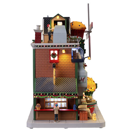 Miss Milly's Muffin Mill scena animata Lemax Caddington Village 28x25x19 cm - 35020 5