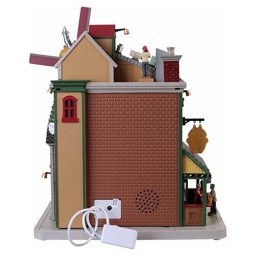 Miss Milly's Muffin Mill Lemax Caddington Village animated scene (28x25x19 cm) – 35020. 10