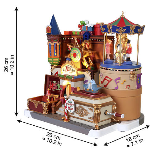 The Merry Music Box animated scene Lemax Caddington Village 26x26x18 cm - 35021 3