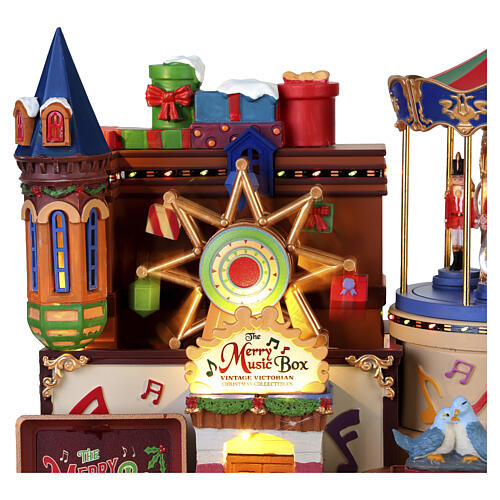 The Merry Music Box animated scene Lemax Caddington Village 26x26x18 cm - 35021 4