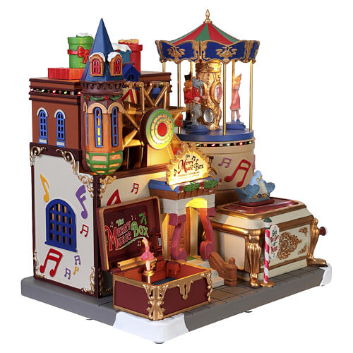 The Merry Music Box animated scene Lemax Caddington Village 26x26x18 cm - 35021 5