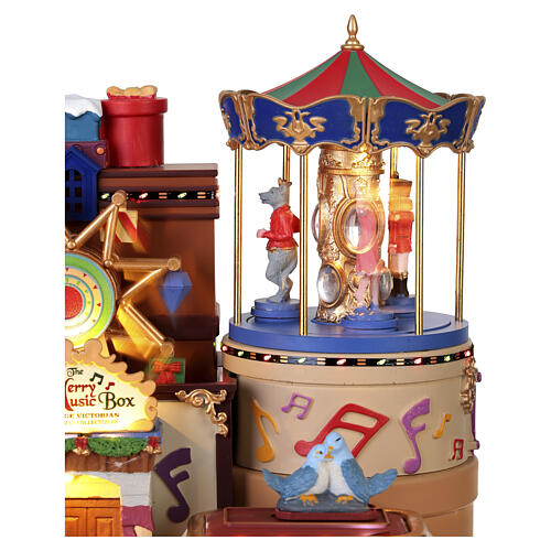 The Merry Music Box animated scene Lemax Caddington Village 26x26x18 cm - 35021 6