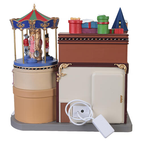 The Merry Music Box animated scene Lemax Caddington Village 26x26x18 cm - 35021 8
