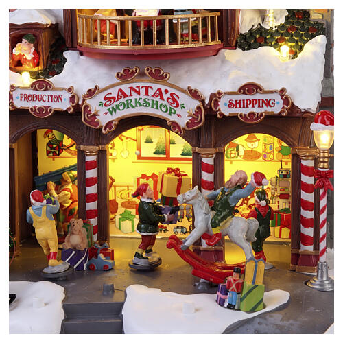 Santa's Workshop animierte Szene Lemax Santa's Wonderland 27x27x25 cm - 35558 4
