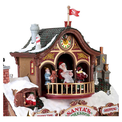 Santa's Workshop animierte Szene Lemax Santa's Wonderland 27x27x25 cm - 35558 6