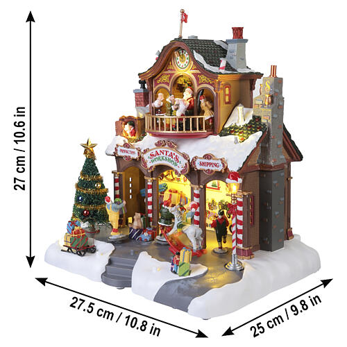 Santa's Workshop Animated Scene Lemax Santa's Wonderland 27x27x25 cm - 35558 3