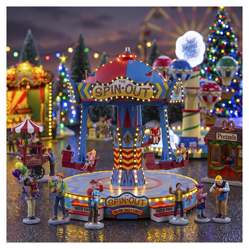 The Spin Out animierte Szene Lemax Carnival 26x29x30 cm – 44361 2