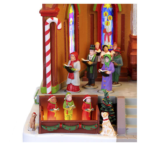 Christmas At The Park Pavilion animierte Szene Lemax Caddington Village 24x28x18 cm - 45267 5