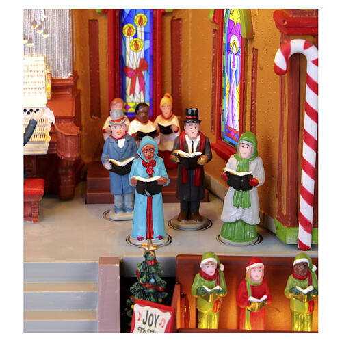 Christmas At The Park Pavilion animated scene Lemax Caddington Village 24x28x18 cm - 45267 7