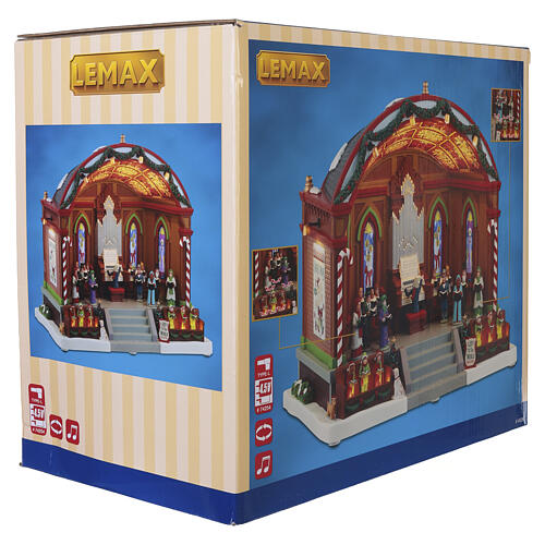 Christmas At The Park Pavilion animated scene Lemax Caddington Village 24x28x18 cm - 45267 11
