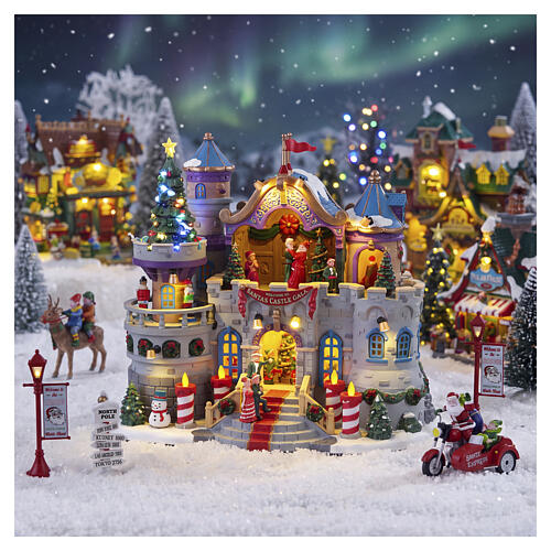 Santa's Castle Gala animierte Szene Lemax Santa's Wonderland 24x27x17 cm - 45270 2