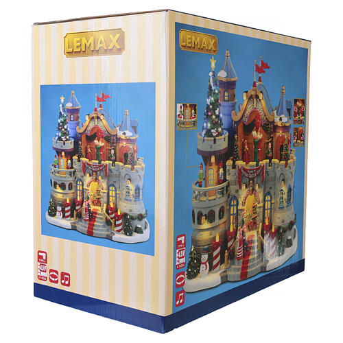 Santa's Castle Gala animierte Szene Lemax Santa's Wonderland 24x27x17 cm - 45270 10