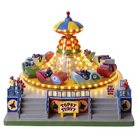 Topsy Turvy animierte Szene Lemax Carnival 20x25x31 cm - 54451